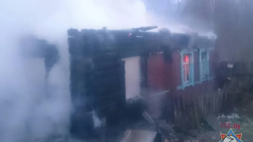 На пажары ў Касцюковіцкім раёне загінуў чалавек