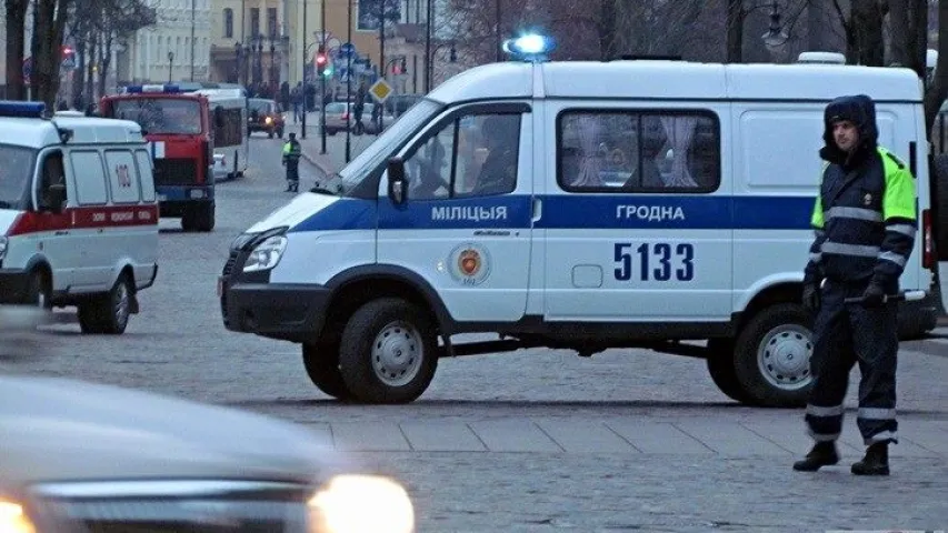 У цэнтры Гродна быў прыпынены рух, шукалі бомбу (фота)