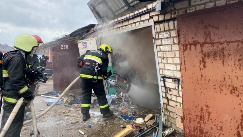 У мінскіх гаражах на вуліцы Лынькова адбыўся выбух