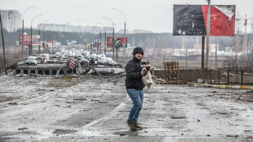 З'явіліся фота Ірпеня, вызваленага ад расійскіх войскаў