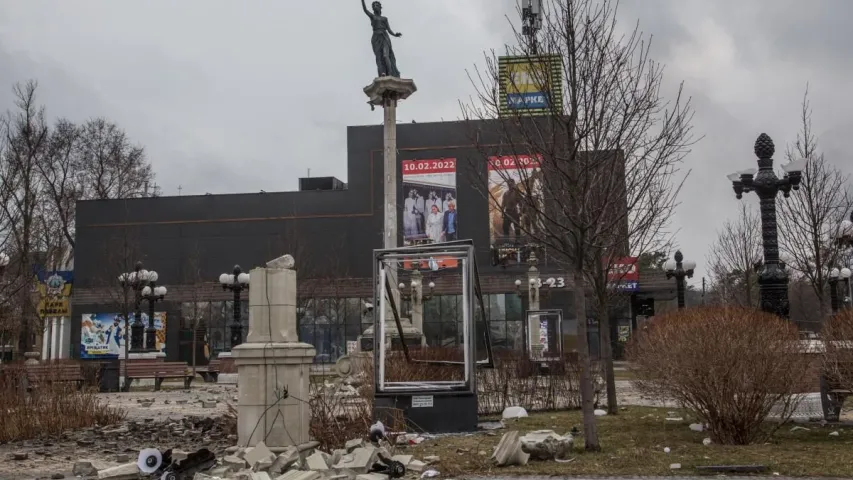 З'явіліся фота Ірпеня, вызваленага ад расійскіх войскаў