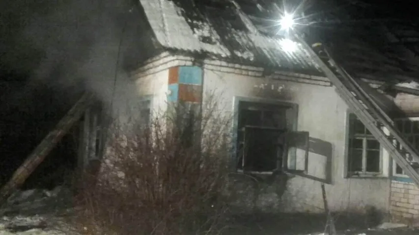 У Шчучынскім раёне кот выратаваў гаспадара на пажары