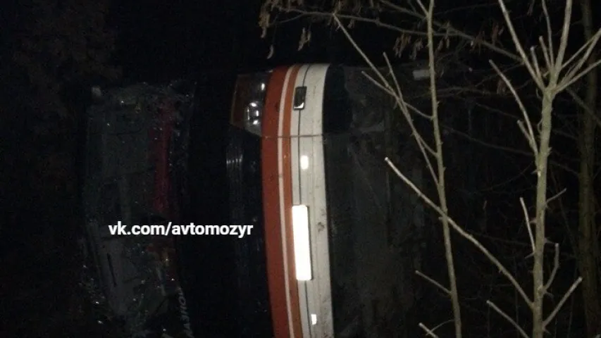 Ва Украіне перакуліўся аўтобус з беларусамі