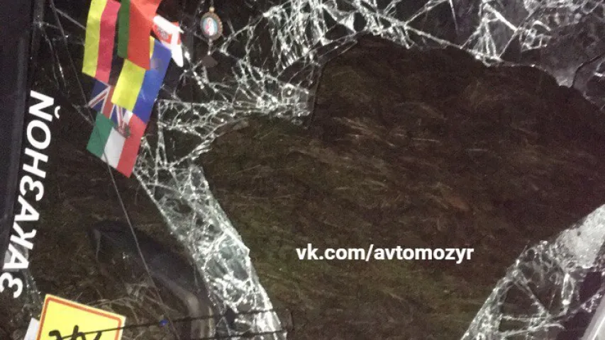 Ва Украіне перакуліўся аўтобус з беларусамі