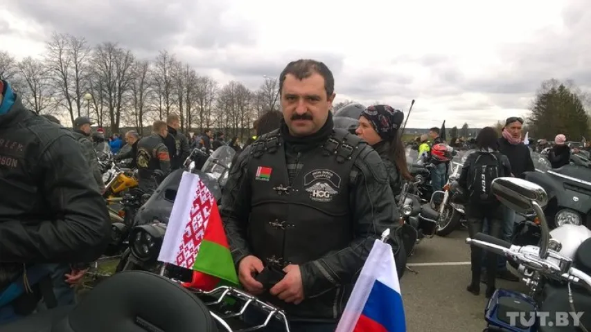 Фотафакт: Віктар Лукашэнка адкрываў мотасезон у Мінску