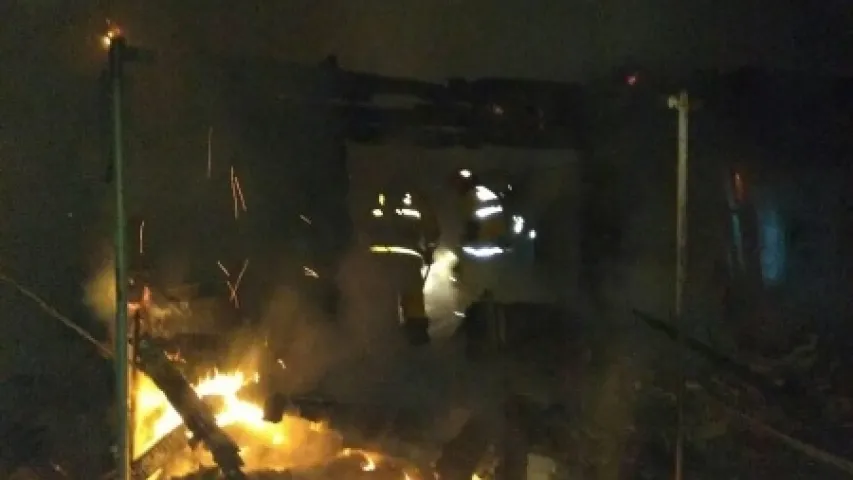 На пажары ў Пінскім раёне загінулі маці і сын