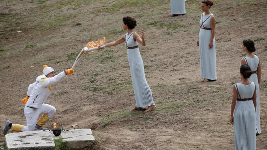 У Грэцыі запалены агонь Алімпійскіх гульняў 2018 года (фота)