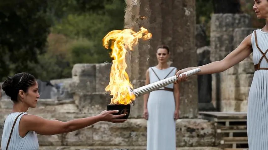 У Грэцыі запалены агонь Алімпійскіх гульняў 2018 года (фота)