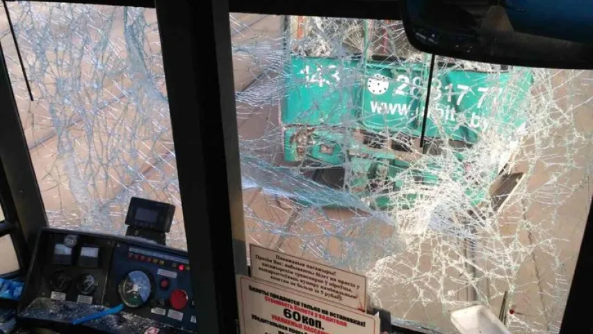 У Мінску пасажырка пацярпела пры сутыкненні двух трамваяў