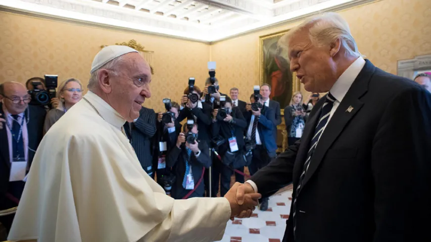 Дональд Трамп сустрэўся з папам Францыскам