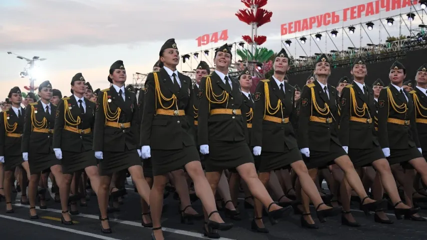 Якім будзе заўтрашні парад у Мінску, можна пабачыць ужо цяпер (фота)