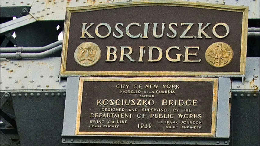 З’явілася відэа, як у Нью-Ёрку ўзарвалі мост Касцюшкі
