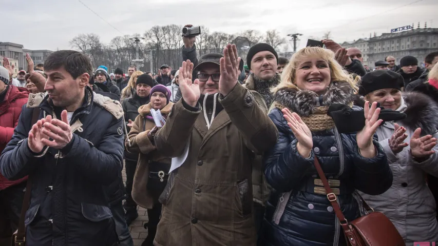 У Мінску прайшла акцыя прадпрымальнікаў — фотарэпартаж