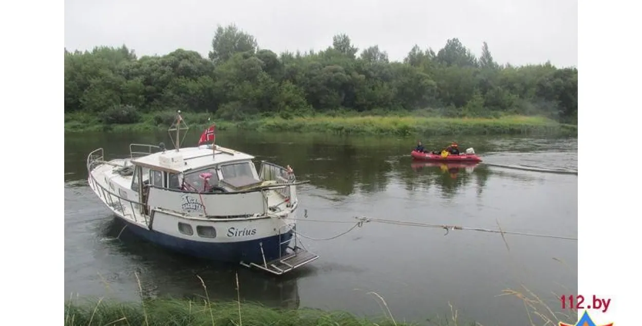 Шматпакутная нарвежская яхта зноў зламалася ў Беларусі
