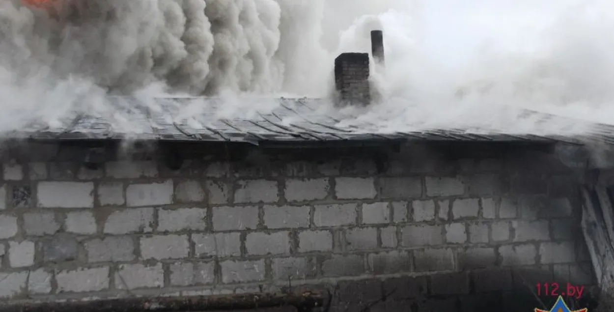Пажар на сушылцы піламатэрыялаў адбыўся ў Быхаве